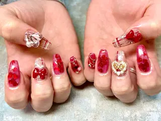 ネイル Queennail 北堀江megumiのネイルデザイン