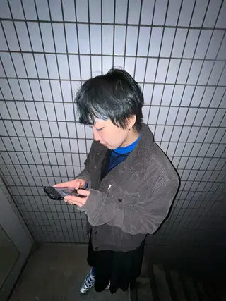 ショート カラー パーマ Jrｽﾀｲﾘｽﾄ MOMOのヘアスタイル