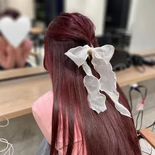 ロング カラー IVY所属・ヘアアレンジ🎀 yuuka 🤍のヘアスタイル