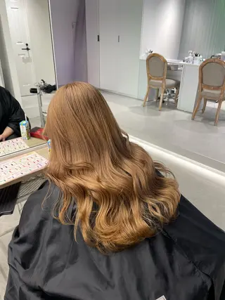 ミディアム ARISA︎ ハイトーン/メンズCのヘアスタイル