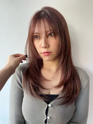 ロング 大澤 碧のヘアスタイル