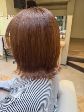 ミディアム カラー メンズパーマ／カラー 【Takashi】のヘアスタイル