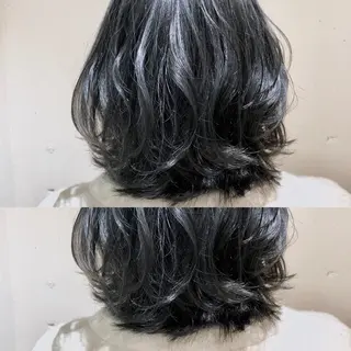 ミディアム カラー パーマ ヘアアレンジ 【ツヤ髪美容師】 ツダケイスケのヘアスタイル