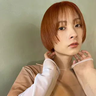 ショート カラー 原宿パーソナルカラー 診断／hina✨🧚のヘアスタイル