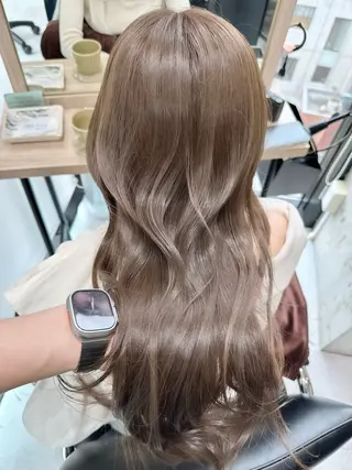 セミロング ✨透明感カラー 恵比寿HAYATO✨のヘアスタイル