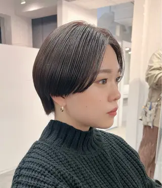 ショート foto所属・𝐁𝐋𝐔𝐄𝐓 /カット特化/新宿のヘアスタイル