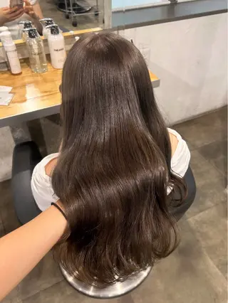 ロング カラー IS所属・横浜美容室/透明感 カラー/レイヤーのヘアスタイル