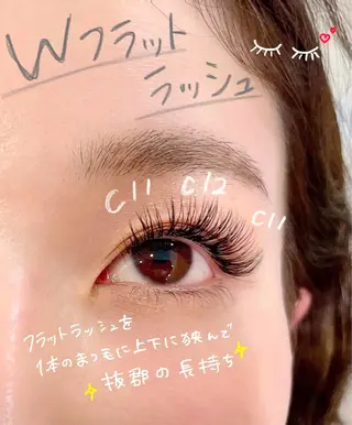 マツエク・マツパ Shucre太田川 makoのマツエク・マツパデザイン