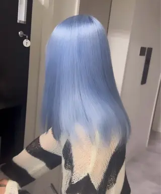 セミロング Maison髪質改善 ブリーチ/ハイライトのヘアスタイル