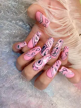 ネイル 長さだし専門店 M2 rikaのネイルデザイン