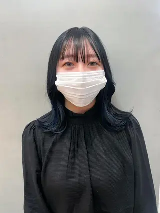 ミディアム Misaki /ボブ/縮毛矯正のヘアスタイル