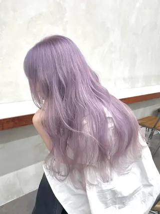 ロング カラー nico TOKYO 渋谷所属・ブリーチ ハイトーン 特化🌈フジタハルキのヘアスタイル