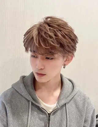 カラー メンズ 郡山メンズ特化 KIZUNAのヘアスタイル