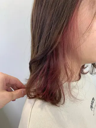 ミディアム カラー SALOWIN神戸三宮店所属・【美髪を叶える】中谷 彰宏（アキ)のヘアスタイル