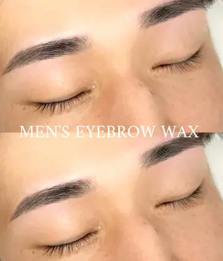 メンズ マツエク・マツパ アイブロウ Le'afirst 大阪梅田所属・Le'a first ‎🤍店長yuukaのマツエク・マツパデザイン