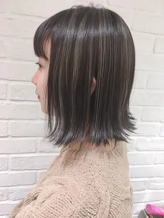 ミディアム カラー Fuuu《フゥ》所属・シノザキ シンゴのヘアスタイル