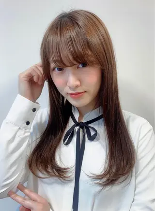 ミディアム ハイトーンデザイン カラー特化🌟木下のヘアスタイル