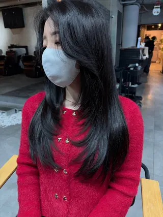 セミロング LUAU Ao所属・韓国ヘア/梅田 / shiinaのヘアスタイル