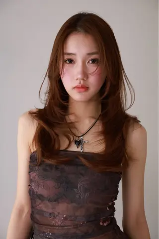 ロング 立川🤍韓国ヘア/ レイヤー🇰🇷🖤のヘアスタイル