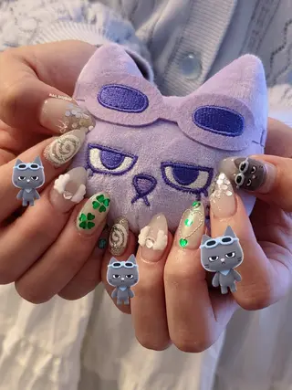 ネイル 3dパーツ/流行り 👧shushu❤️のネイルデザイン