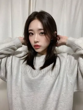 セミロング 🔷メンズ推し🔷 遠藤暖大のヘアスタイル