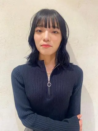 ミディアム izumi/ ボブ/パーマのヘアスタイル