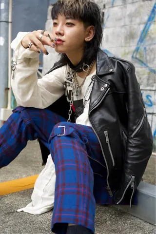 カラー パーマ メンズ 森本裕/オーナー/ スパイラルパーマのヘアスタイル