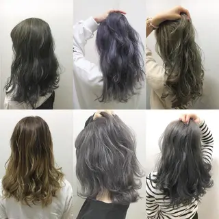 ミディアム カラー JILBLAN京都 ショート/ハイライトのヘアスタイル