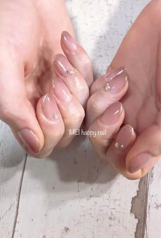 ネイル 北浦和 自爪育成ケアのネイルデザイン