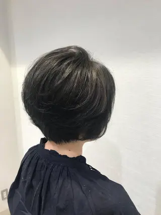 ショート カラー 【メンズ縮毛矯正】 田中秀斗のヘアスタイル