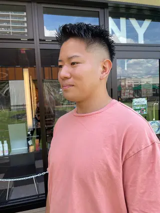 ショート メンズ メンズヘア特化 崎田 成人のヘアスタイル