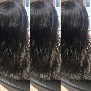 セミロング カラー 大久保 隆蔵のヘアスタイル