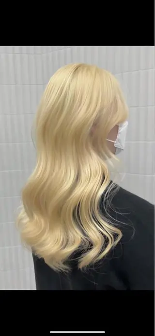 セミロング 🎀韓国スリムタッキ 羽エクステ🎀kiiのヘアスタイル