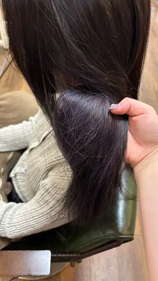 ロング カラー chacha blanc元山のヘアスタイル