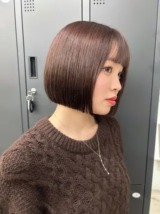 ショート ハイライト/レイヤー 河原町/Manatoのヘアスタイル