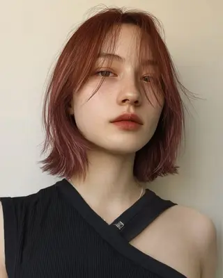 ショート ☁️透明感カラー× レイヤー ☁️ノアのヘアスタイル