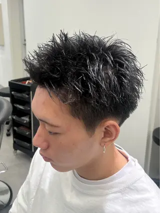 ショート メンズショート 長谷野真吾のヘアスタイル