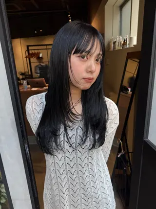 ロング カラー fubuki🪷 似合わせカットカラーのヘアスタイル