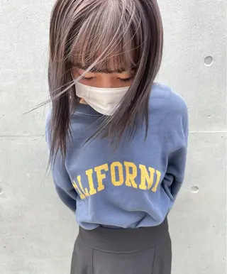 ミディアム 渋谷 留菜のヘアスタイル