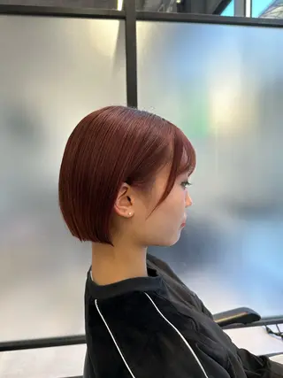 ショート SALOWIN心斎橋Suite店所属・洗っても取れない 髪質改善|OJIROのヘアスタイル
