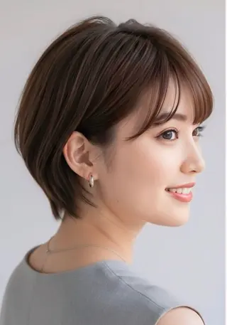 ショート 似合わせのプロ🌿 ショート/銀座/れんのヘアスタイル