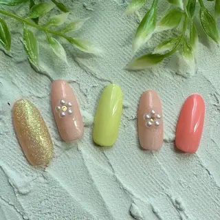 ネイル ⭐︎休業中の練習⭐︎ JNA認定講師髙橋のネイルデザイン