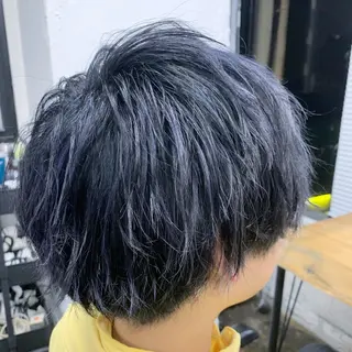 ショート カラー メンズ メンズパーマ メンズ特化ryoのヘアスタイル