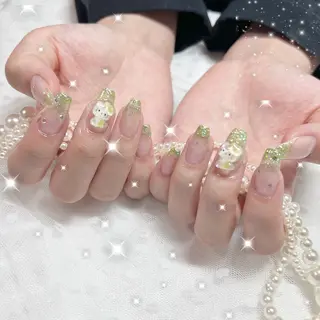 ネイル 1/21空✩.💜 Yuuna💜のネイルデザイン