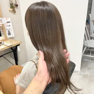 ロング カラー 色白に見える暗髪 梅田・増田のヘアスタイル