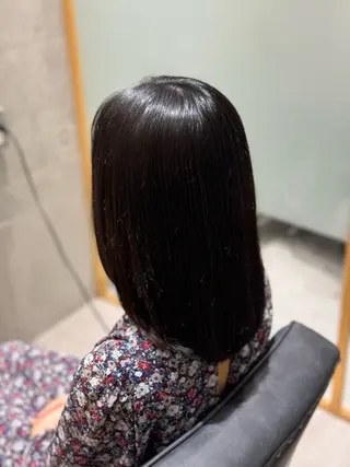 セミロング 黒島優香🦋 /縮毛矯正/髪質改善のヘアスタイル