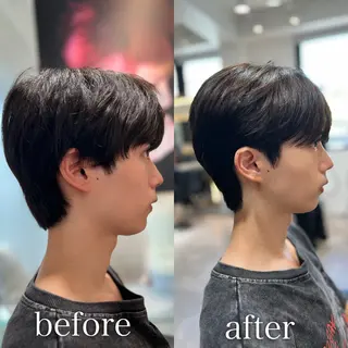 パーマ メンズ 【メンズ特化✨】 縮毛矯正/千原涼麻のヘアスタイル
