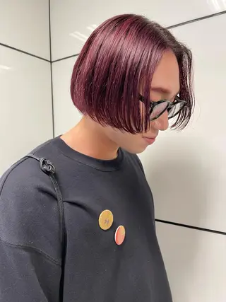 セミロング カラー メンズ メンズ/艶髪/カラー サクラ🌸のヘアスタイル