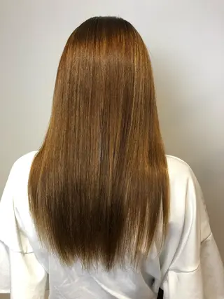 ロング 青野 文香のヘアスタイル