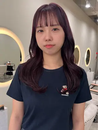 ロング レイヤーカット/韓国 ヘア/ honokaのヘアスタイル